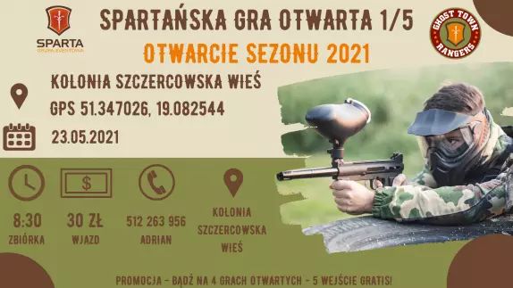 SPARTAŃSKA GRA OTWARTA