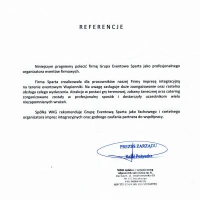 Referencje Wkg